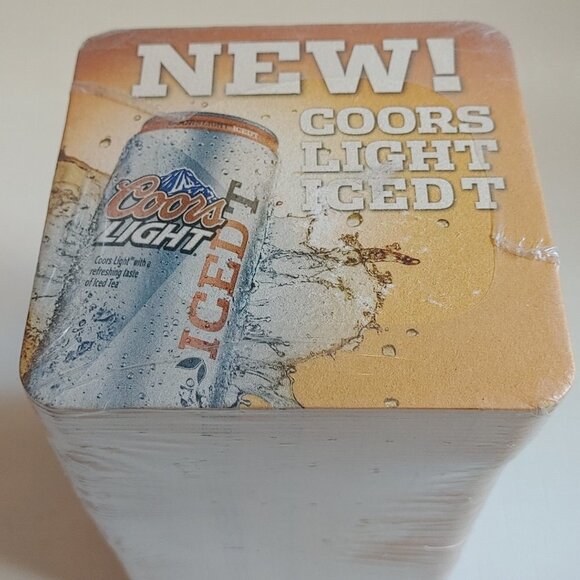 Coors Light Iced T Beer Coasters Lot BNWT - Picture 2 of 3